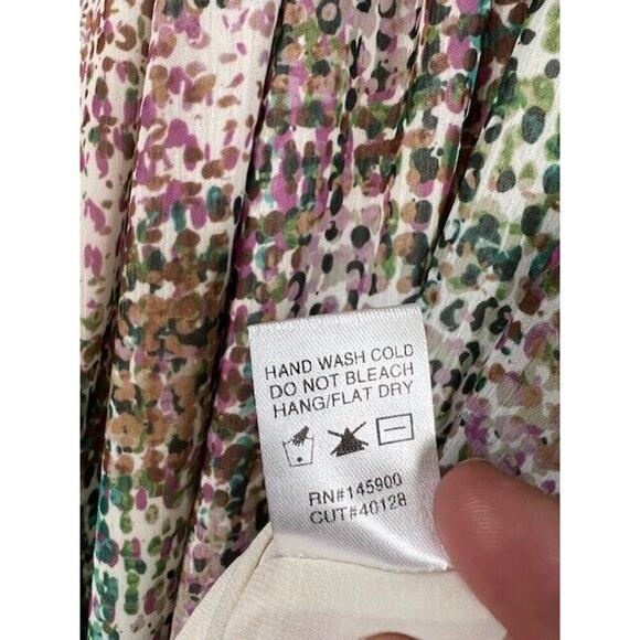 Meet Me In Santorini Lined Long Sleeve Dress Sz M - Picture 5 of 8